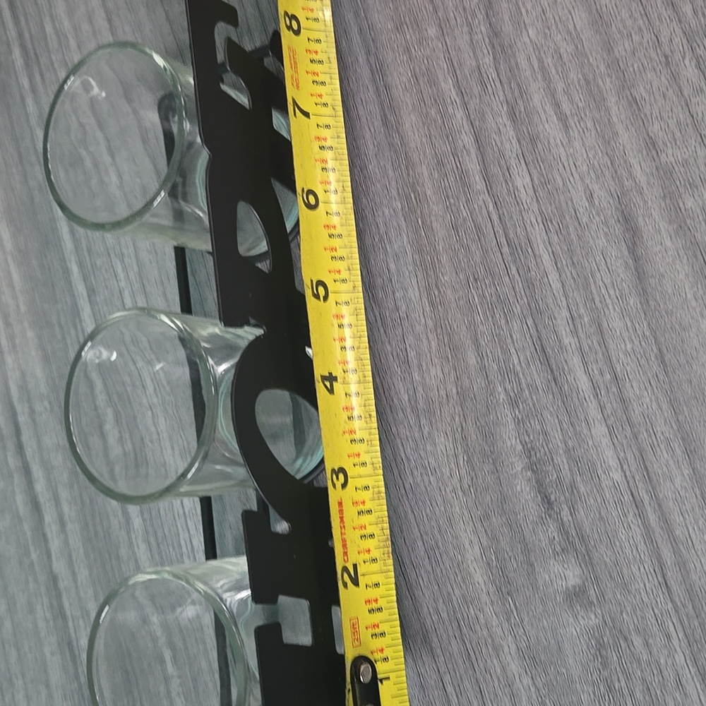 Hope Tea Light Or Flameless Tea Light Holder Black Metal Clear Glass Inspiration - Picture 5 of 10